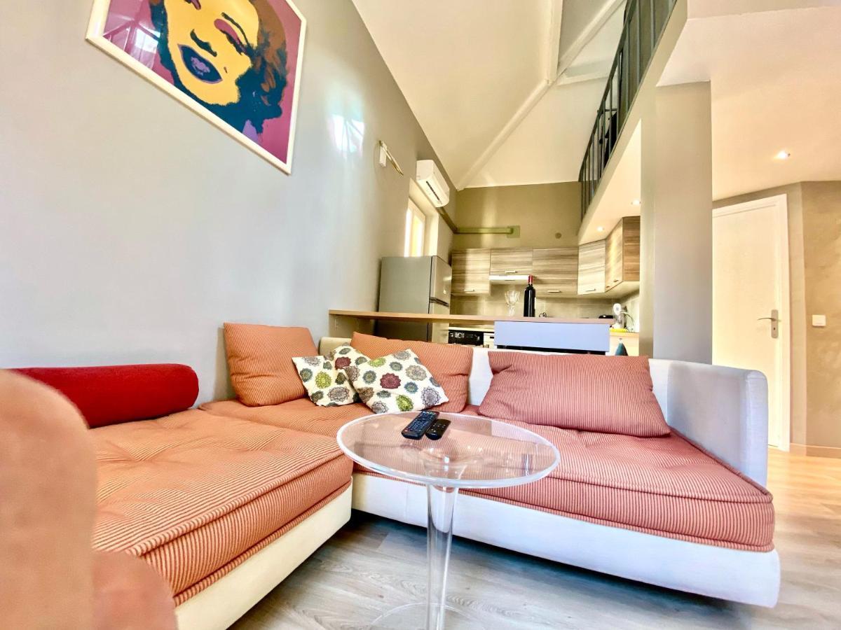 Lovely & Sunny Loft Heart Of Nice With A/C! ภายนอก รูปภาพ