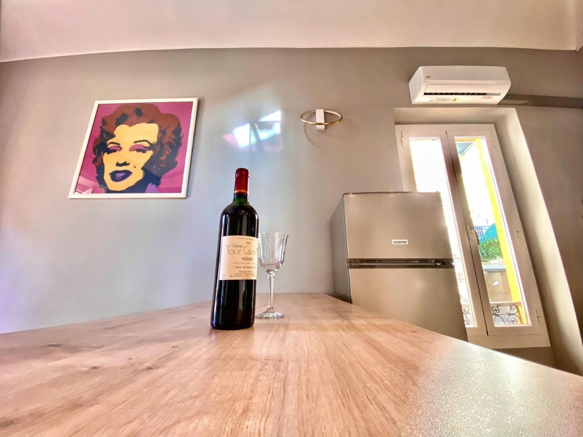 Lovely & Sunny Loft Heart Of Nice With A/C! ภายนอก รูปภาพ