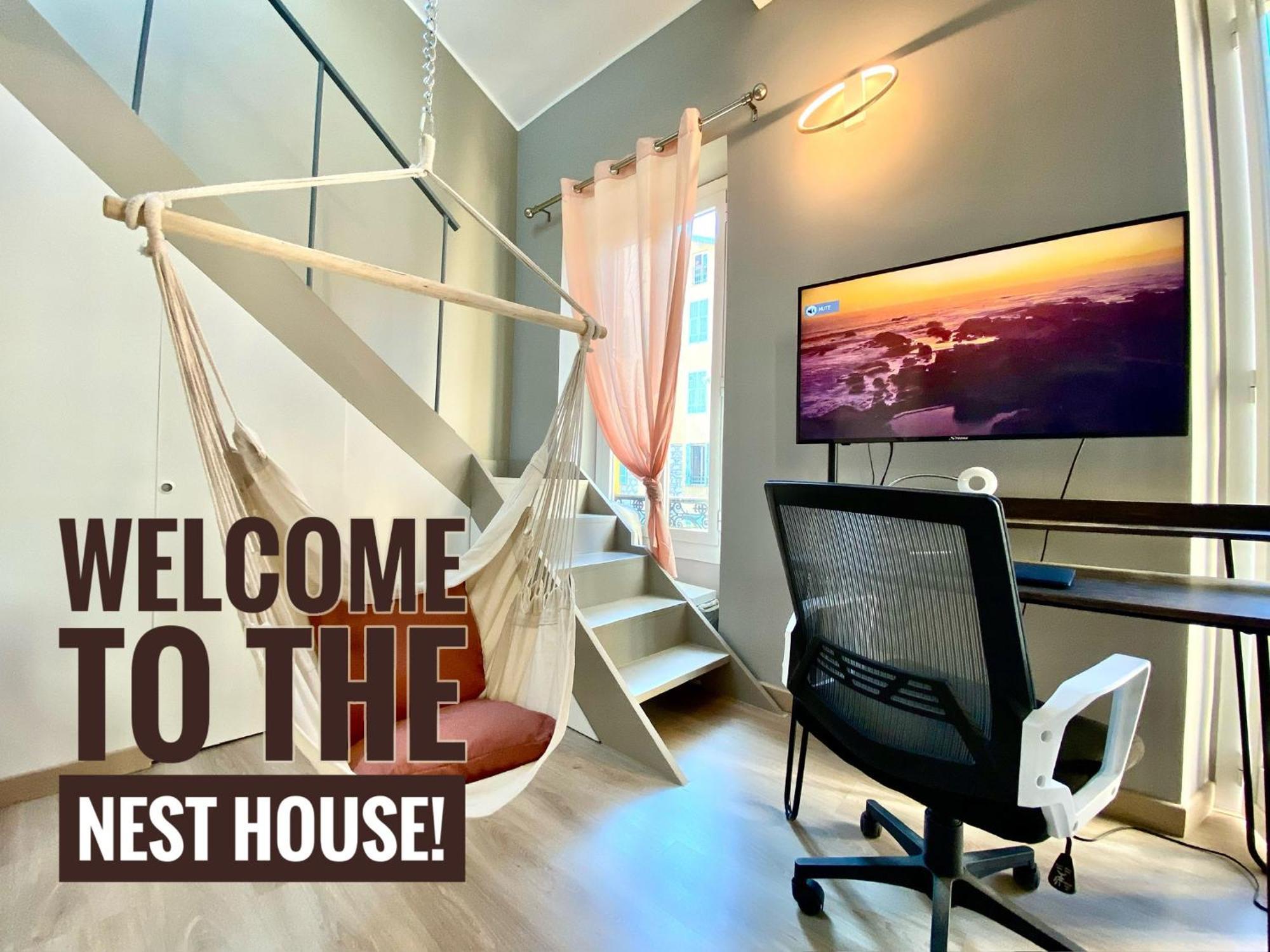 Lovely & Sunny Loft Heart Of Nice With A/C! ภายนอก รูปภาพ